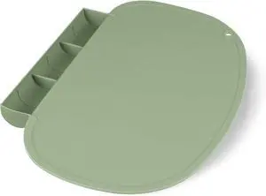 Silicone Placemat, Tablemats with Food Catching Pocket, Non-Slip Silicone Placemat for Restaurants Home Travel (Sage) Silicone Placemat, Tablemats with Food Catching Pocket, Non-Slip Silicone Placemat for Restaurants Home Travel (Sage)
