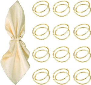 Gold Napkin Rings-12 PCS Metal Spiral Napkin Rings(Spiral) | Napkin Holders Buckles for Family Dinner, Wedding, Party,Table Decorations Gold Napkin Rings-12 PCS Metal Spiral Napkin Rings(Spiral) | Napkin Holders Buckles for Family Dinner, Wedding, Party,Table Decorations
