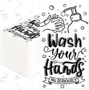 100 PCS Disposable Hand Towels for Bathroom Wash Your Hands Paper Napkins Bathroom Etiquette Paper Guest Towels Disposable Dinner Napkins for Powder Room Wedding Birthday Holiday Baby Shower 100 PCS Disposable Hand Towels for Bathroom Wash Your Hands Paper Napkins Bathroom Etiquette Paper Guest Towels Disposable Dinner Napkins for Powder Room Wedding Birthday Holiday Baby Shower
