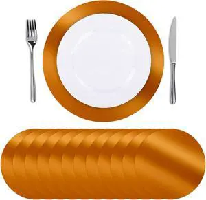 50Pcs Round Paper Placemats 13" Disposable Place Mats 50Pcs Round Paper Placemats 13" Disposable Place Mats