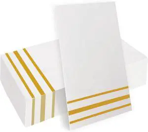 Napkins Disposable Paper Napkins 50 Pack Paper Hand Towels Absorbent Dinner Napkins White and Gold Napkin Guest Towels Tissue Party Napkin for Bathroom Dinner Wedding Kitchen Party Event Decorative Napkins Disposable Paper Napkins 50 Pack Paper Hand Towels Absorbent Dinner Napkins White and Gold Napkin Guest Towels Tissue Party Napkin for Bathroom Dinner Wedding Kitchen Party Event Decorative