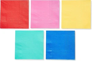 50-Count Rainbow Lunch Napkins 50-Count Rainbow Lunch Napkins