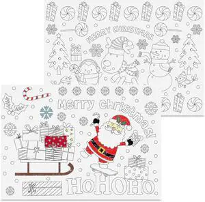 22-Pack Christmas Coloring Place Mats 22-Pack Christmas Coloring Place Mats