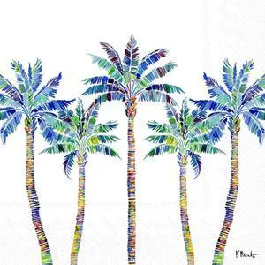 IHR Ideal Home Range Cocktail Napkins Disposable 3-Ply Paper Party Napkin Pack, 5" x 5", Tahiti Palm, 20-Count IHR Ideal Home Range Cocktail Napkins Disposable 3-Ply Paper Party Napkin Pack, 5" x 5", Tahiti Palm, 20-Count