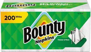 Paper Napkins, White, 200 Count, Packaging may vary Paper Napkins, White, 200 Count, Packaging may vary