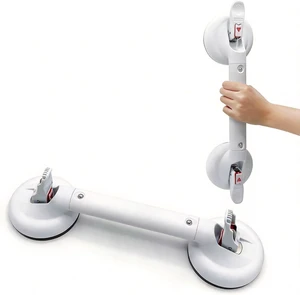 Max Load 269LBS Safety Bar for Elderly Senior Disabled Handicap 17 Inch White, Suction Grab Bar for Shower Bathtub: Upgraded Heavy Duty Non-Slip Grip Handle with Strong Suction Cup for Bathroom Wall Max Load 269LBS Safety Bar for Elderly Senior Disabled Handicap 17 Inch White, Suction Grab Bar for Shower Bathtub: Upgraded Heavy Duty Non-Slip Grip Handle with Strong Suction Cup for Bathroom Wall