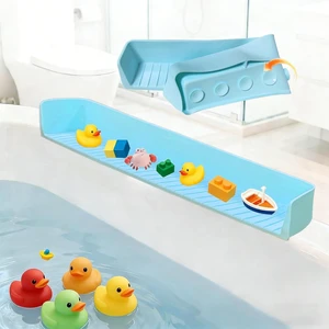 Suitable for Kitchen Sinks and Bathtubs, Prevent Water Spills in Bathroom, Toy Tray Caddy Holder for Tub, Bathtub Splash Guard for Tub Kids - 31IN Silicone Splash Guard with 11 Strong Suction Cups Suitable for Kitchen Sinks and Bathtubs, Prevent Water Spills in Bathroom, Toy Tray Caddy Holder for Tub, Bathtub Splash Guard for Tub Kids - 31IN Silicone Splash Guard with 11 Strong Suction Cups