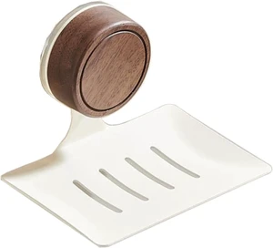 Suction Cup Soap Holder for Shower & Bathroom, No-Drill Soap Dish Suction Cup Soap Holder for Shower & Bathroom, No-Drill Soap Dish