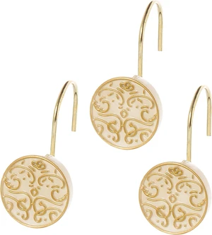 Shannon Shower Curtain Hooks Decorative | Set of 12 Shannon Shower Curtain Hooks Decorative | Set of 12