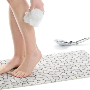 Non Slip Bathtub Mat Shower Mat for Tub - Loofah Bath Mats for Bathroom - 31x16 Bathtub Floor Mat - Textured Anti Slip Bath Mat Without Suction Cups - Secure Mat for Wet Areas (31x16 Pebble) Non Slip Bathtub Mat Shower Mat for Tub - Loofah Bath Mats for Bathroom - 31x16 Bathtub Floor Mat - Textured Anti Slip Bath Mat Without Suction Cups - Secure Mat for Wet Areas (31x16 Pebble)