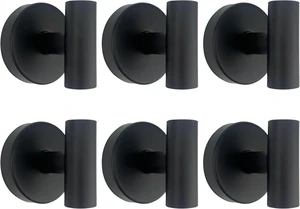 6 Pack Matte Black Removable Suction Cup Hooks for Shower SUS304 6 Pack Matte Black Removable Suction Cup Hooks for Shower SUS304