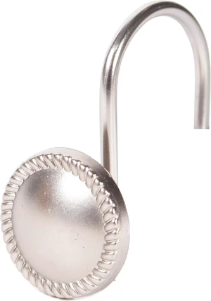 Brushed Nickel, Set of 12, Easy to Install, Bathroom Use, KN62151 Erin Rust-Resistant Metal Decorative Classic Shower Curtain Hooks for Shower Curtain and Standard Shower Curtain Rod Brushed Nickel, Set of 12, Easy to Install, Bathroom Use, KN62151 Erin Rust-Resistant Metal Decorative Classic Shower Curtain Hooks for Shower Curtain and Standard Shower Curtain Rod