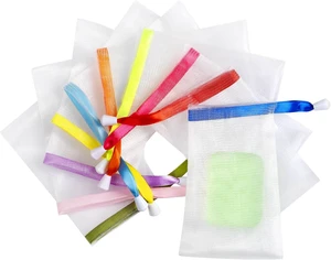 Mesh Drawstring Soap Saver Bags Mesh Drawstring Soap Saver Bags
