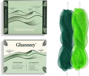 Quick-Drying African Exfoliating Sponge with Extended Elastic Handle Quick-Drying African Exfoliating Sponge with Extended Elastic Handle
