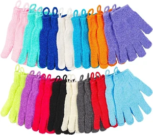 Gentle Dead Skin Removal Tool for Men and Women, Deep Scrubbing Body Mitts with Hanging Loop for Shower & Spa, Bath Exfoliating Gloves Gentle Dead Skin Removal Tool for Men and Women, Deep Scrubbing Body Mitts with Hanging Loop for Shower & Spa, Bath Exfoliating Gloves