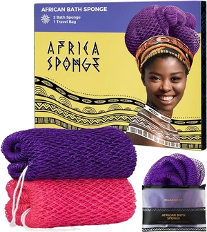 Authentic African Net Sponge Exfoliating Body Scrubber Loofah Washcloth for Shower Face Skin Care Bathroom Essentials Authentic African Net Sponge Exfoliating Body Scrubber Loofah Washcloth for Shower Face Skin Care Bathroom Essentials