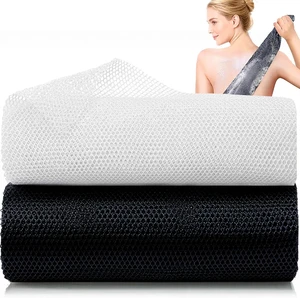 Gentle Shower Cleanser for All Skin Types, Exfoliating Mesh Scrubber for Body and Face, African Net Bath Sponge Gentle Shower Cleanser for All Skin Types, Exfoliating Mesh Scrubber for Body and Face, African Net Bath Sponge