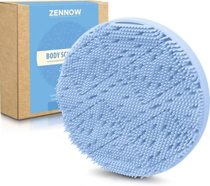Durable Hygienic Shower Tool for All Skin Types, Silicone Body Scrubber with Loop Fin Bristles - Gentle Exfoliating Loofah for Deep Cleansing & Lathering Durable Hygienic Shower Tool for All Skin Types, Silicone Body Scrubber with Loop Fin Bristles - Gentle Exfoliating Loofah for Deep Cleansing & Lathering