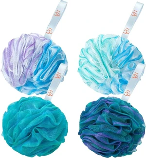 Dead Skin Removal, Rich Lather, Deep Cleansing, Soft Mesh Body Scrubber, Exfoliating Shower Pouf for Women & Men, Urban Living Hub Bath Loofah Set Dead Skin Removal, Rich Lather, Deep Cleansing, Soft Mesh Body Scrubber, Exfoliating Shower Pouf for Women & Men, Urban Living Hub Bath Loofah Set