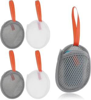Mesh Soap Saver Bags with Drawstring Double Layer Exfoliating Pouch for Bar Soaps Gentle Foaming Drying Holder for Shower Body Facial Mesh Soap Saver Bags with Drawstring Double Layer Exfoliating Pouch for Bar Soaps Gentle Foaming Drying Holder for Shower Body Facial