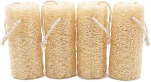 Plant-Based Luffa Sponge for Bath Shower Face Back Cleaning and Dish Washing, Organic Natural Loofah Body Scrubber for Skin Exfoliation Plant-Based Luffa Sponge for Bath Shower Face Back Cleaning and Dish Washing, Organic Natural Loofah Body Scrubber for Skin Exfoliation