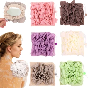 Smooth Skin Exfoliator, Dual-Use Loofah Sponge Washcloth for Bar Soap & Body Cleansing Smooth Skin Exfoliator, Dual-Use Loofah Sponge Washcloth for Bar Soap & Body Cleansing
