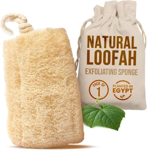 Organic Bath Exfoliator for Face and Body, Authentic Egyptian Luffa Body Scrubber - Natural Loofah Sponge for Men & Women Organic Bath Exfoliator for Face and Body, Authentic Egyptian Luffa Body Scrubber - Natural Loofah Sponge for Men & Women