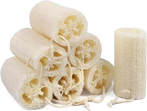 Set of 7 Natural Loofah Body Exfoliating Scrubbers Set of 7 Natural Loofah Body Exfoliating Scrubbers