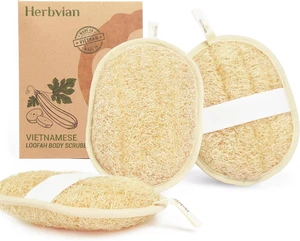 Pure Luffa Skin Polishing Back Scrubbing Sponge for Shower & Bath Pure Luffa Skin Polishing Back Scrubbing Sponge for Shower & Bath