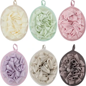6 Pcs Mesh Shower Pouf Sponge Ball Exfoliating Body Scrubber Glove Flower Bath Ball 6 Pcs Mesh Shower Pouf Sponge Ball Exfoliating Body Scrubber Glove Flower Bath Ball