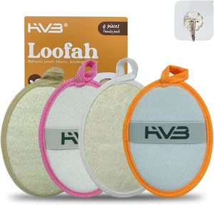 Pure Natural Loofah Body & Face Scrubber for Unisex Bathing Pure Natural Loofah Body & Face Scrubber for Unisex Bathing