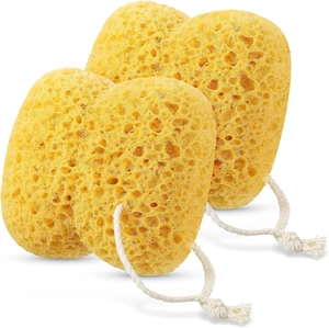 Suitable for Sensitive & Dry Skin, Large Foam Loofah Shower Pouf for Body Cleansing, 2-Pack Curvy Exfoliating Bath Sponge Suitable for Sensitive & Dry Skin, Large Foam Loofah Shower Pouf for Body Cleansing, 2-Pack Curvy Exfoliating Bath Sponge