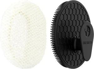 Silicone Body Scrubber with African Net Exfoliating Sponge Case Silicone Body Scrubber with African Net Exfoliating Sponge Case