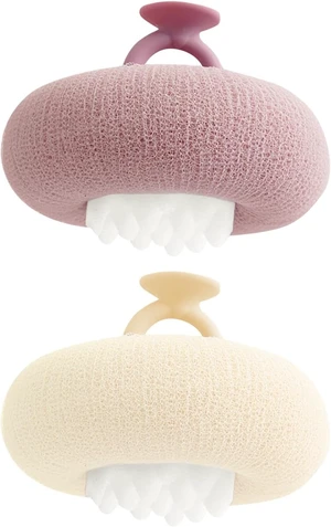 Sunflower Dual-Function Shower Sponge with Suction Cup Sunflower Dual-Function Shower Sponge with Suction Cup