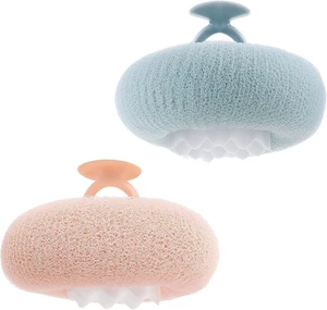 Soft Sunflower Suction Cup Bath Ball Body Scrubber Soft Sunflower Suction Cup Bath Ball Body Scrubber