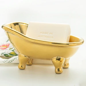 Decorative Ceramic Mini Clawfoot Bathtub Soap Dish for Bathroom Decorative Ceramic Mini Clawfoot Bathtub Soap Dish for Bathroom