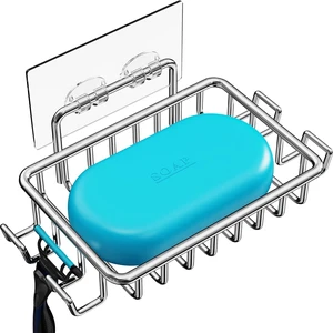 Adhesive Wall-Mounted Soap Dish for Bathroom Shower Adhesive Wall-Mounted Soap Dish for Bathroom Shower