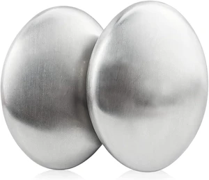 Removes Fish Onion Garlic Smells from Hands Skin Kitchen Use, Stainless Steel Odor Eliminating Soap Bar Removes Fish Onion Garlic Smells from Hands Skin Kitchen Use, Stainless Steel Odor Eliminating Soap Bar