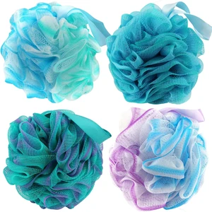 Large Bath Loofah Sponges Set of 4 Shower Sponge Large Bath Loofah Sponges Set of 4 Shower Sponge
