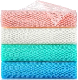 Skin Smoothing Washcloth, Nylon Body Scrubber Cloth for Shower and Bath, African Exfoliating Net Sponge Skin Smoothing Washcloth, Nylon Body Scrubber Cloth for Shower and Bath, African Exfoliating Net Sponge