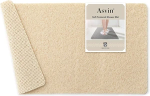 Phthalate-Free PVC Bath Rug with Drainage Holes for Quick Drying in Wet Areas, Soft Textured Non-Slip Shower & Tub Mat Phthalate-Free PVC Bath Rug with Drainage Holes for Quick Drying in Wet Areas, Soft Textured Non-Slip Shower & Tub Mat