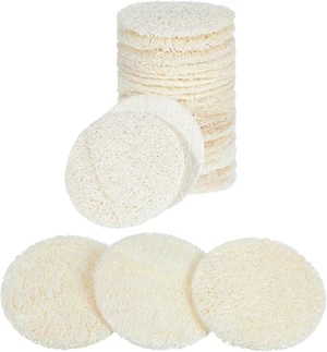 Cleansing Face Pad for Women Men, Body & Face Exfoliating Scrub Pads for Makeup and Dead Skin Removal, Natural Loofah Sponge Pads for Facial Washing Cleansing Face Pad for Women Men, Body & Face Exfoliating Scrub Pads for Makeup and Dead Skin Removal, Natural Loofah Sponge Pads for Facial Washing