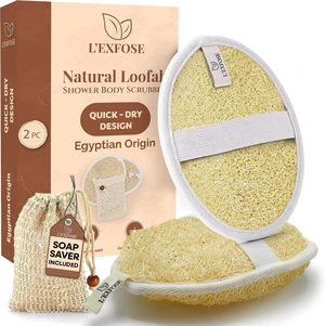 Natural Luffa Sponge, Pure Organic Loofah Bath Exfoliator for Shower Natural Luffa Sponge, Pure Organic Loofah Bath Exfoliator for Shower