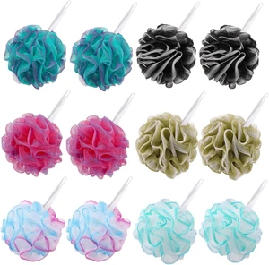 12Pcs Mini Loofah Travel Size Bath Sponge Shower Puff Mesh Pouf Exfoliating Bath Scrunchies 12Pcs Mini Loofah Travel Size Bath Sponge Shower Puff Mesh Pouf Exfoliating Bath Scrunchies