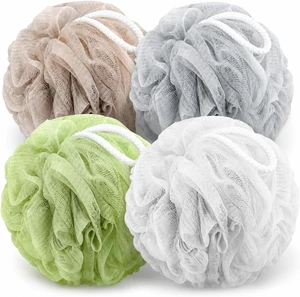 Soft Mesh Bath Pouf Loofah Sponge for Shower Soft Mesh Bath Pouf Loofah Sponge for Shower