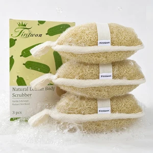 Women & Men, Premium Egyptian Natural Loofah Sponge 100% Plant-Based Exfoliating Body Scrubber Dye-Free Biodegradable Shower Pouf Deep Cleansing for Body Back and Face Women & Men, Premium Egyptian Natural Loofah Sponge 100% Plant-Based Exfoliating Body Scrubber Dye-Free Biodegradable Shower Pouf Deep Cleansing for Body Back and Face