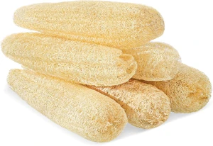 6-Pack Natural Loofah Body Scrubber for Men & Women 6-Pack Natural Loofah Body Scrubber for Men & Women
