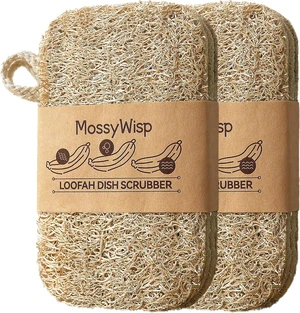 Natural Loofah Dish Sponges | Biodegradable & Eco Friendly Kitchen Sponges for Washing Dishes | Heavy-Duty Dishwashing Sponge | Natural Loofah Dish Sponges | Biodegradable & Eco Friendly Kitchen Sponges for Washing Dishes | Heavy-Duty Dishwashing Sponge |