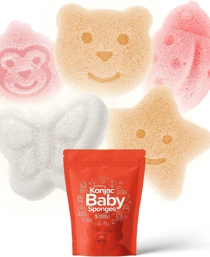 Natural Konjac Bath Sponge for Infants and Toddlers | Organic Plant-Based Kids Shower Puff | Cute Animal Shapes Natural Konjac Bath Sponge for Infants and Toddlers | Organic Plant-Based Kids Shower Puff | Cute Animal Shapes