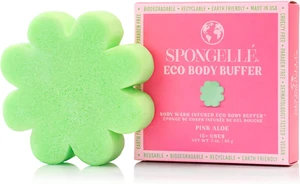 USA Made, Cruelty-Free & Dermatologist Tested, Spongelle Pink Aloe Eco Series Exfoliating Body Scrubber - Biodegradable Vegan Bath Loofah for Men and Women USA Made, Cruelty-Free & Dermatologist Tested, Spongelle Pink Aloe Eco Series Exfoliating Body Scrubber - Biodegradable Vegan Bath Loofah for Men and Women